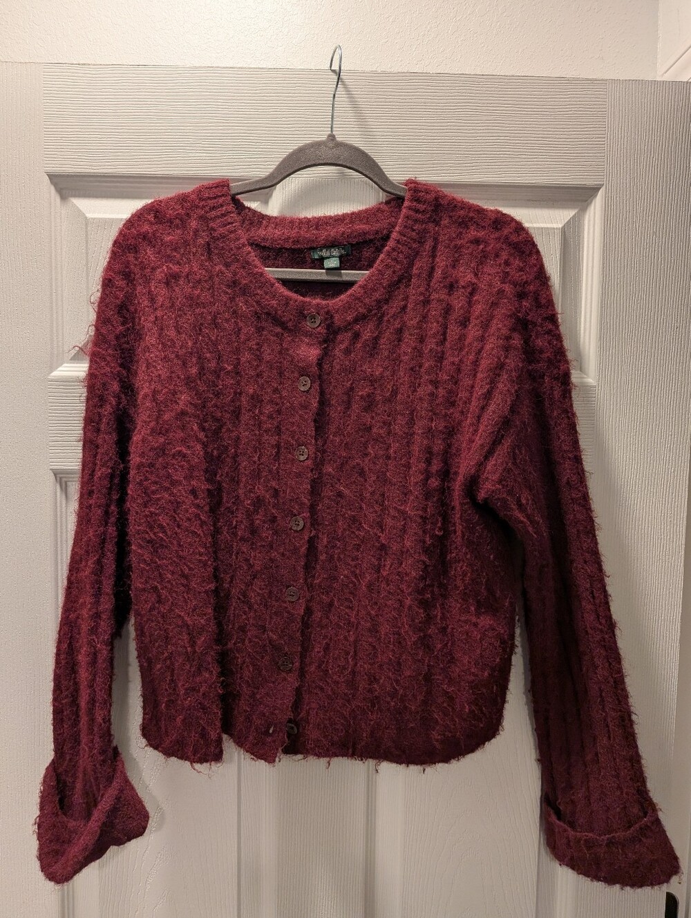 2 Sweaters Wild Fable Cardigan Lot of 2!  Marroon Pink Button Down Vintage